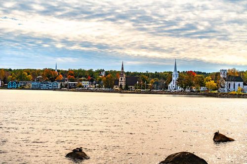 The three churches at Mahone Bay, South Shore